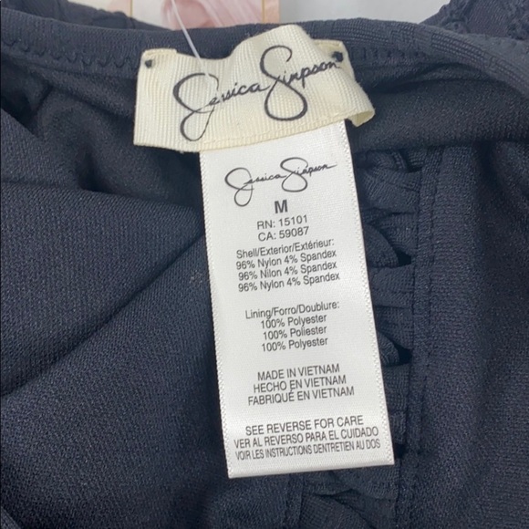 JESSICA Simpson Rose Bay Textured 1 Piece Swimsuit - Picture 12 of 12